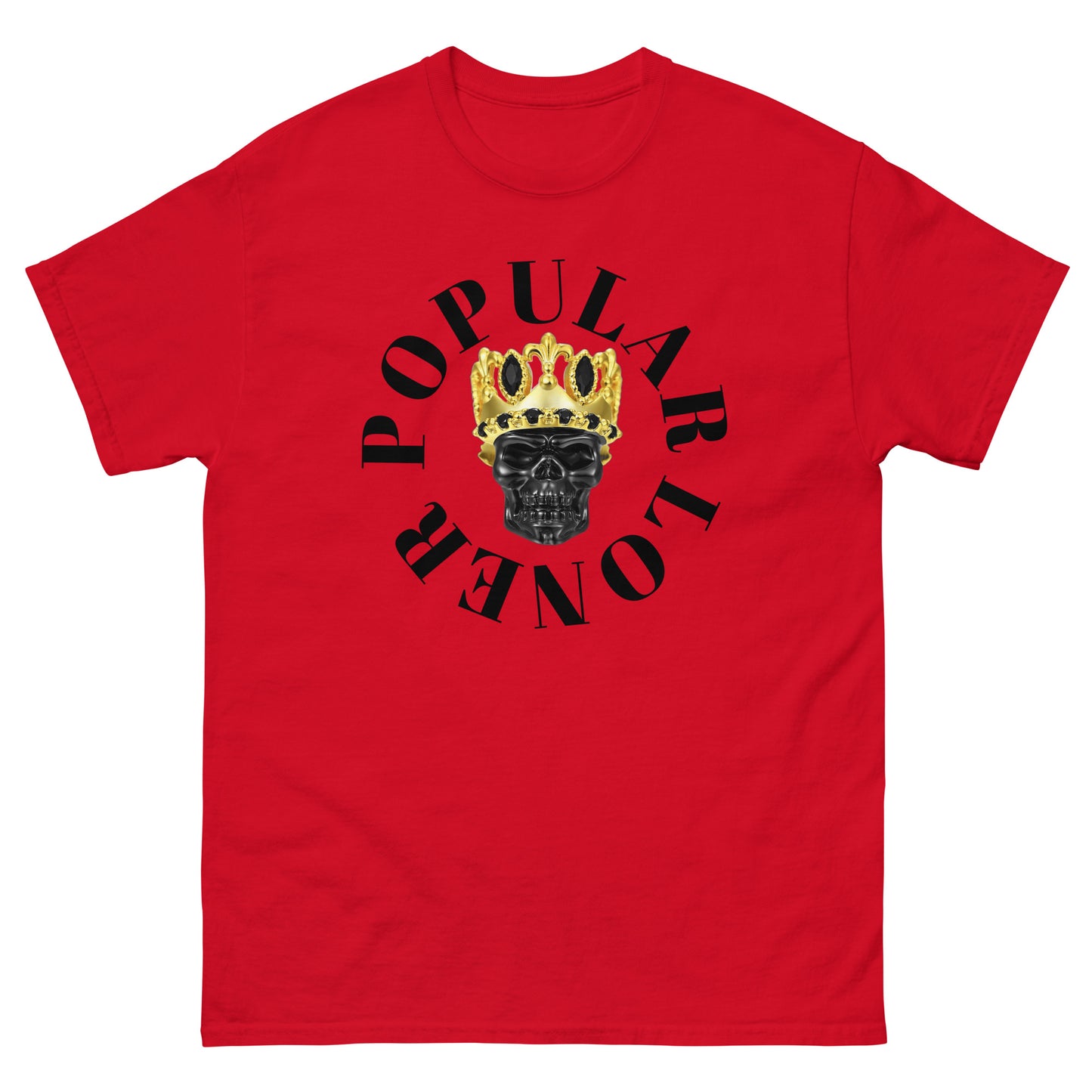 Popular Loner Skull Unisex Printed T-Shirt - Swag Spot Clothing Co