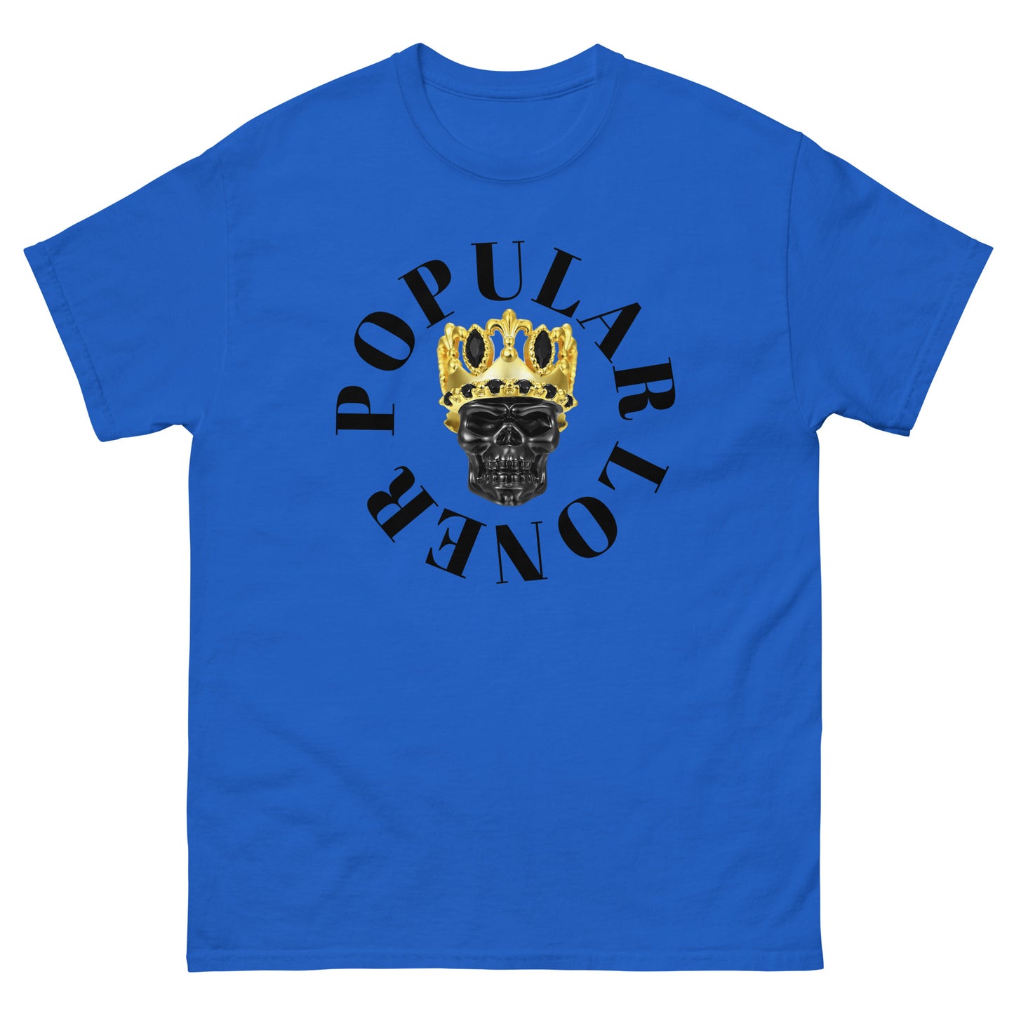 Popular Loner Skull Unisex Printed T-Shirt - Swag Spot Clothing Co