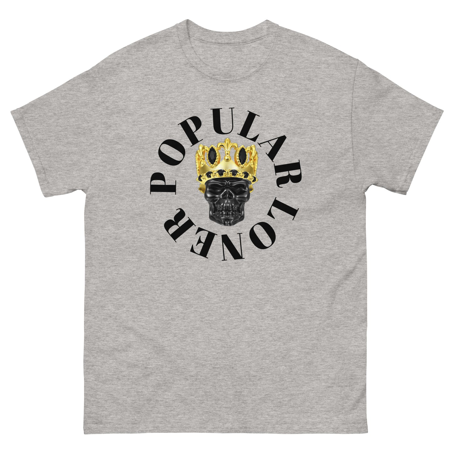 Popular Loner Skull Unisex Printed T-Shirt - Swag Spot Clothing Co