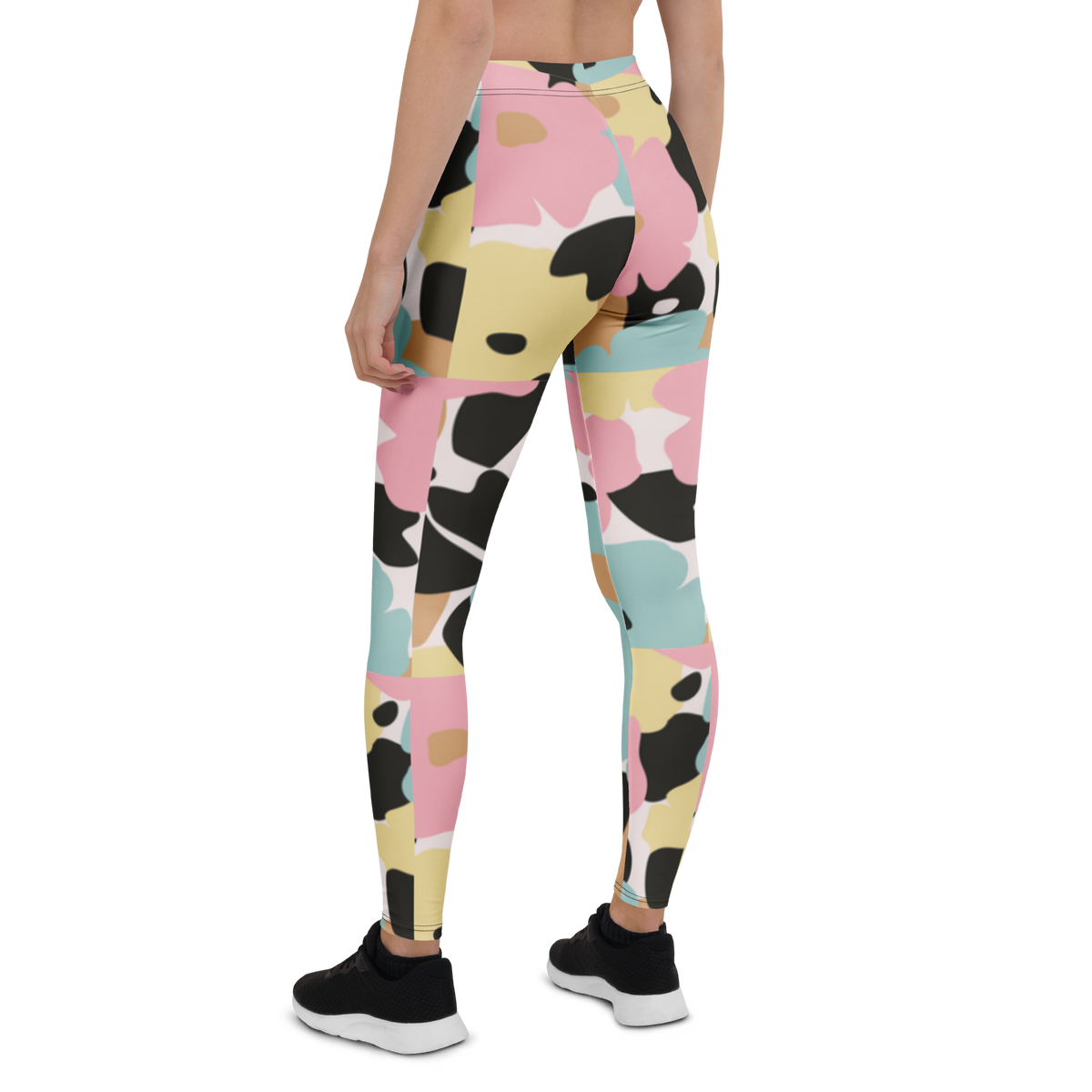 Back view of SSC Pastel Camo Leggings