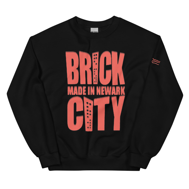 Brick City Made Red Print Unisex Sweatshirt