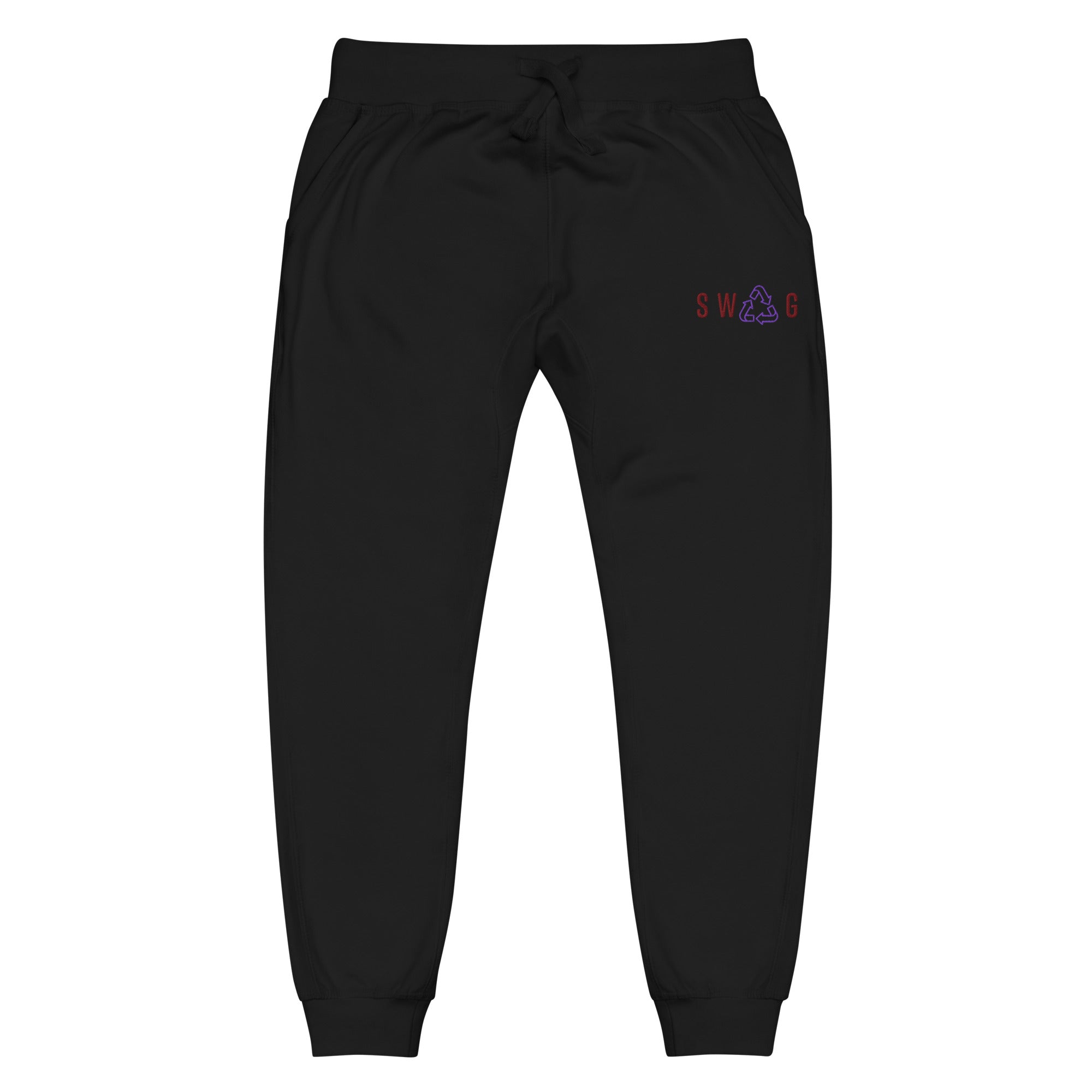 Swag Recycled Embroidered Unisex fleece sweatpants