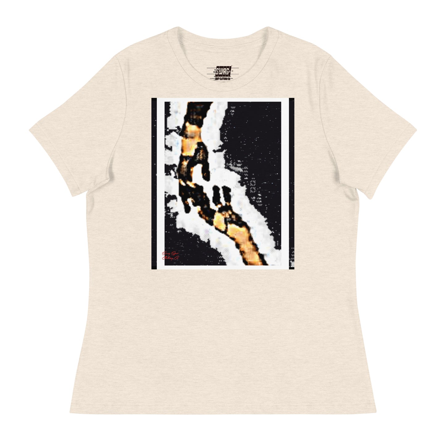 Reaching Women's Relaxed T-Shirt - Swag Spot Clothing Co