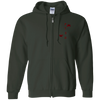 PTSD by Wisam UNISEX EMBROIDERED Zip Up Hoodie - Swag Spot Clothing Co