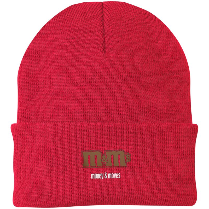 Money & Moves Embroidered Knit Cap - Swag Spot Clothing Co