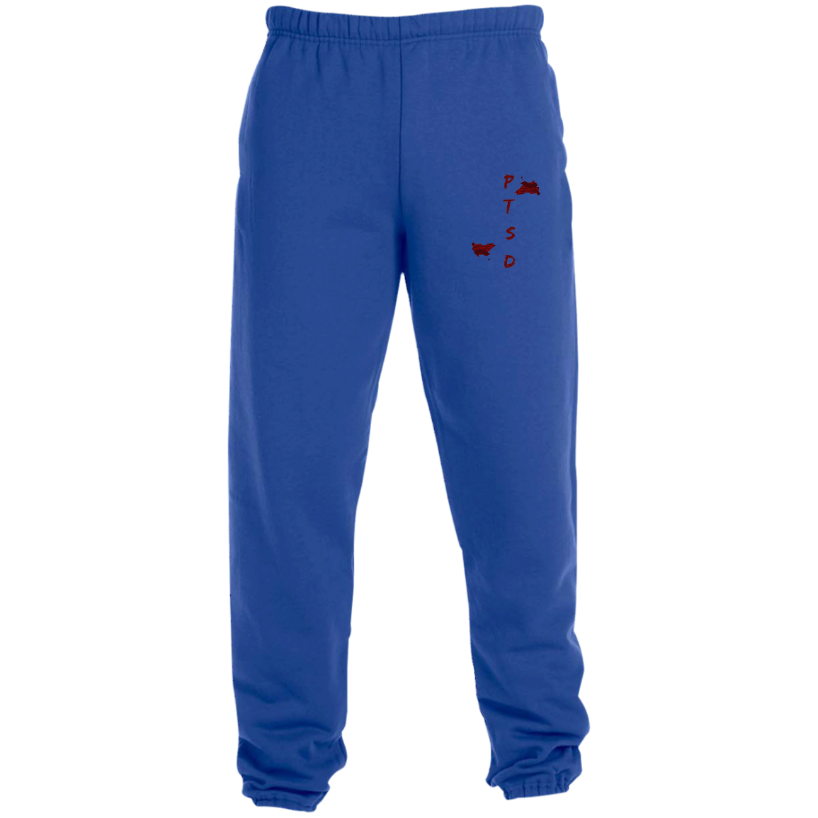 PTSD By Wisam GRAPHIC EMBROIDERED Sweatpants with Pockets - Swag Spot Clothing Co