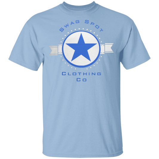Swag Blue Star Pullover T-Shirt - Swag Spot Clothing Co