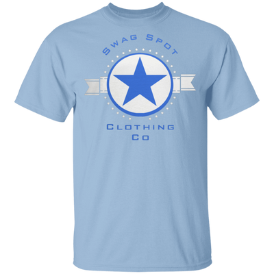 Swag Blue Star Pullover T-Shirt - Swag Spot Clothing Co