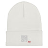 Brick City Made Embroidered Cuffed Beanie w/white Stitching - Swag Spot Clothing Co