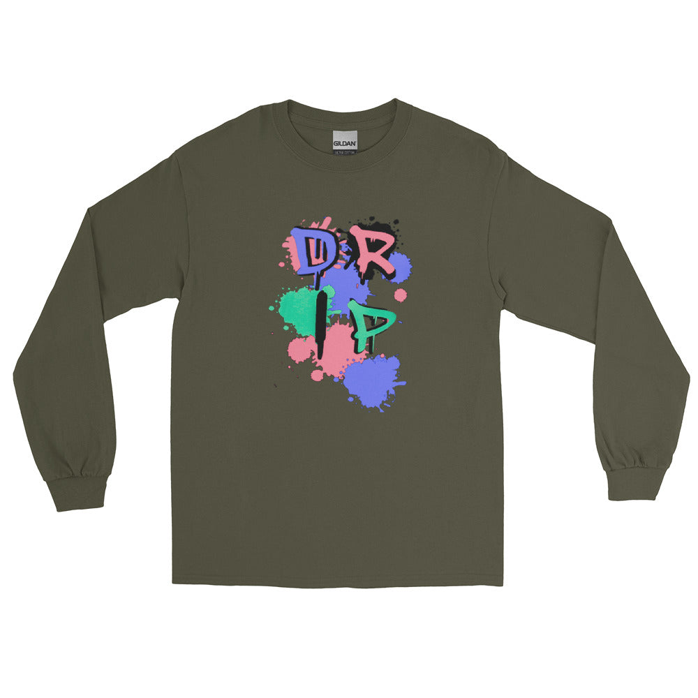 Drip Pastel Unisex Long Sleeve Shirt - Swag Spot Clothing Co
