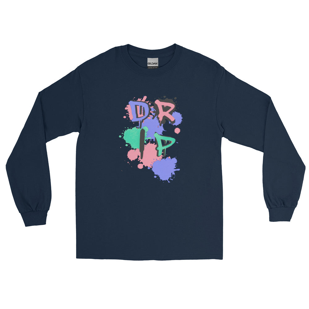 Drip Pastel Unisex Long Sleeve Shirt - Swag Spot Clothing Co