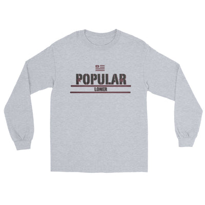 Popular Loner Black Unisex Long Sleeve Shirt - Swag Spot Clothing Co