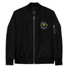 Popular Loner Skull Embroidered Premium recycled bomber jacket - Swag Spot Clothing Co