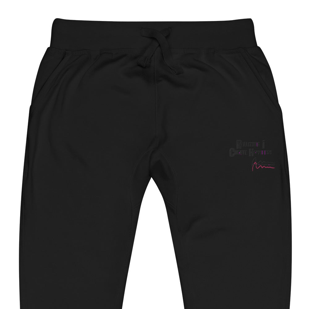 R.I.C.H Unisex fleece sweatpants - Swag Spot Clothing Co