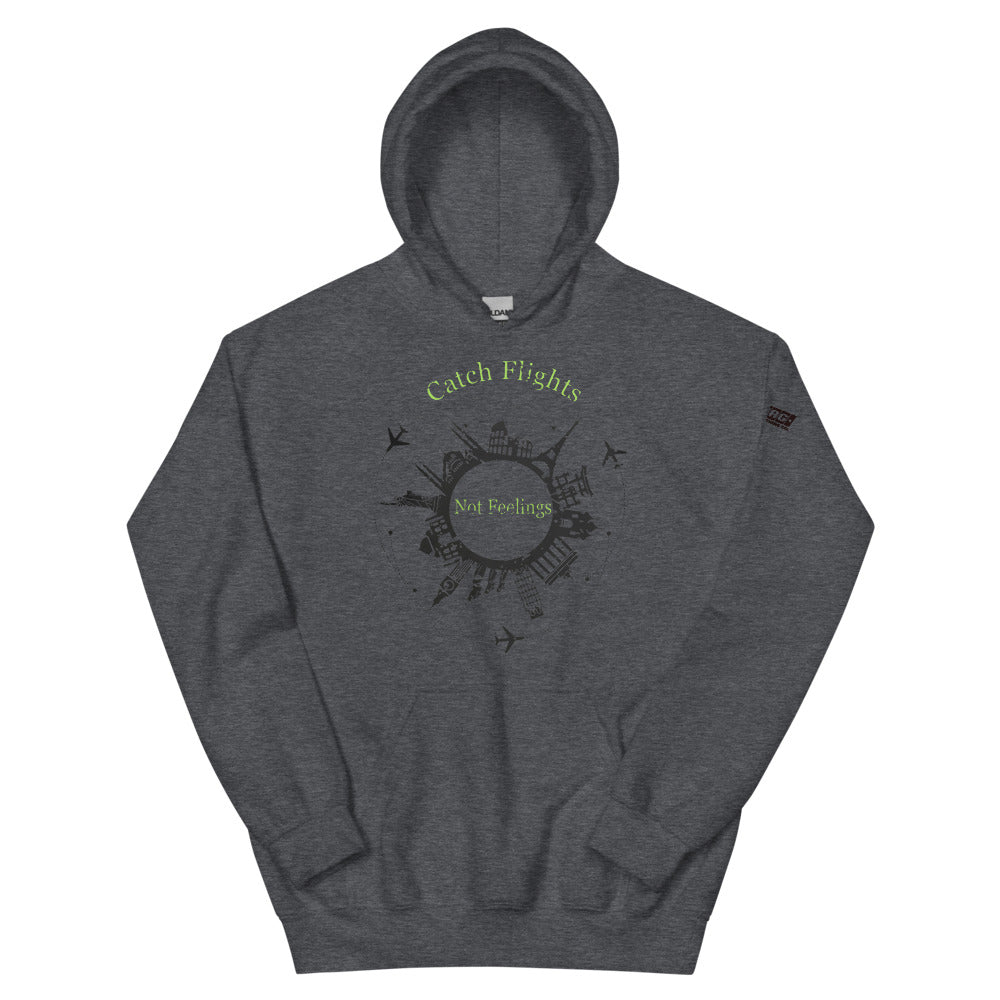 Flights over Feelings by Wisam Unisex Hoodie - Swag Spot Clothing Co