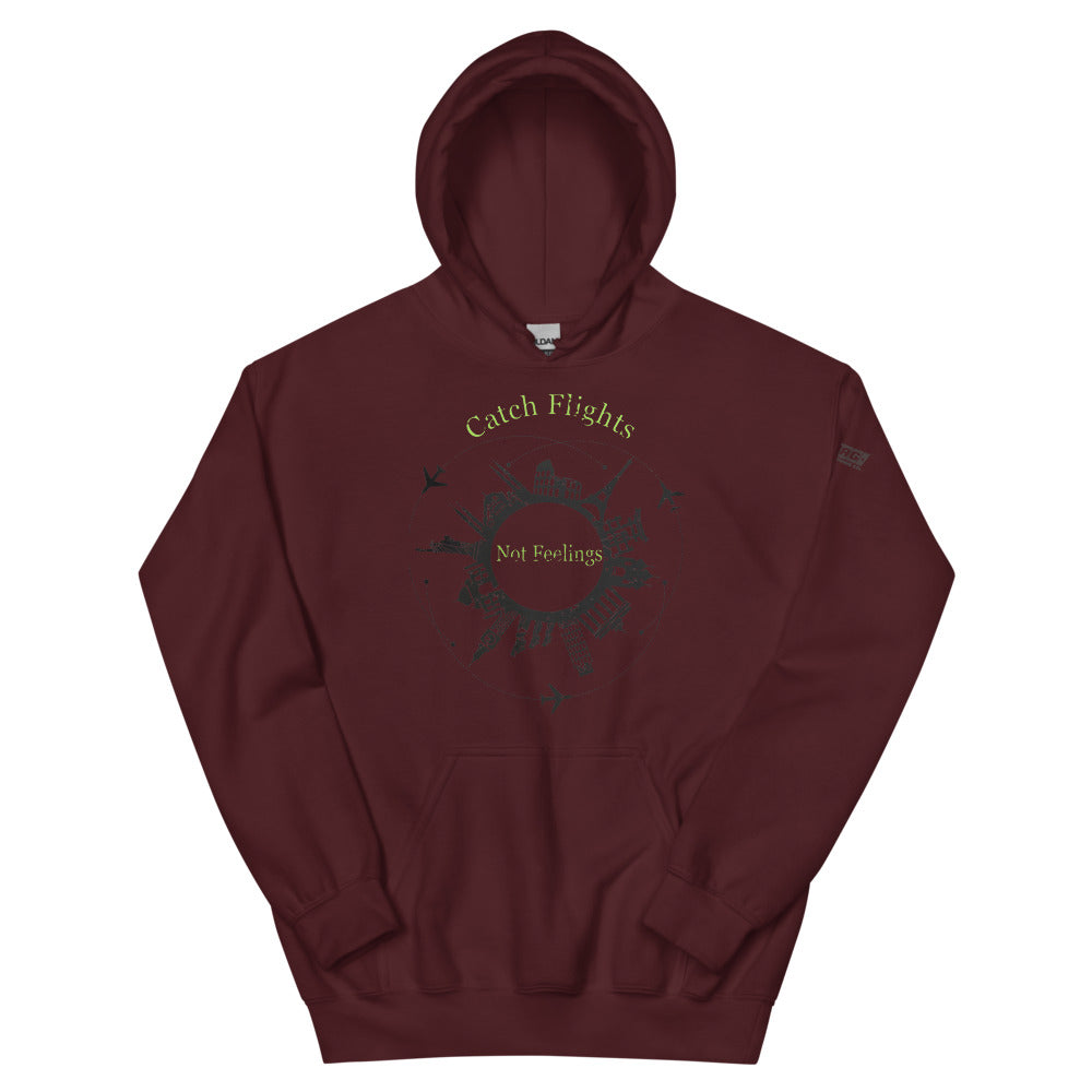 Flights over Feelings by Wisam Unisex Hoodie - Swag Spot Clothing Co