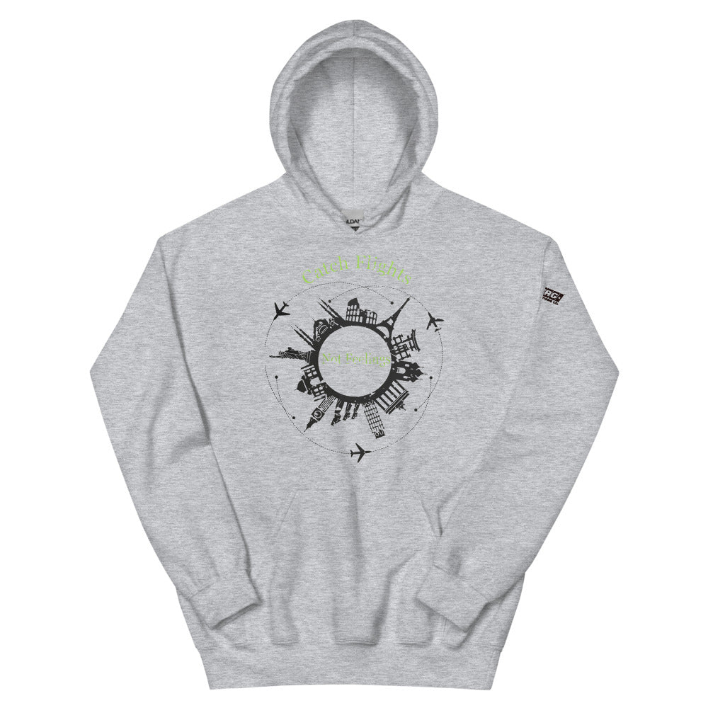 Flights over Feelings by Wisam Unisex Hoodie - Swag Spot Clothing Co