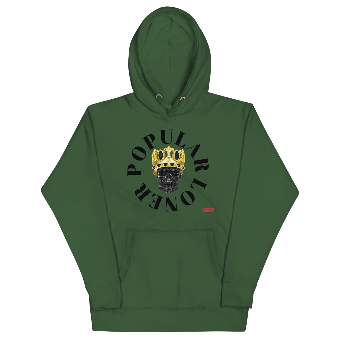 Popular Loner Skull Print Unisex Hoodie - Swag Spot Clothing Co