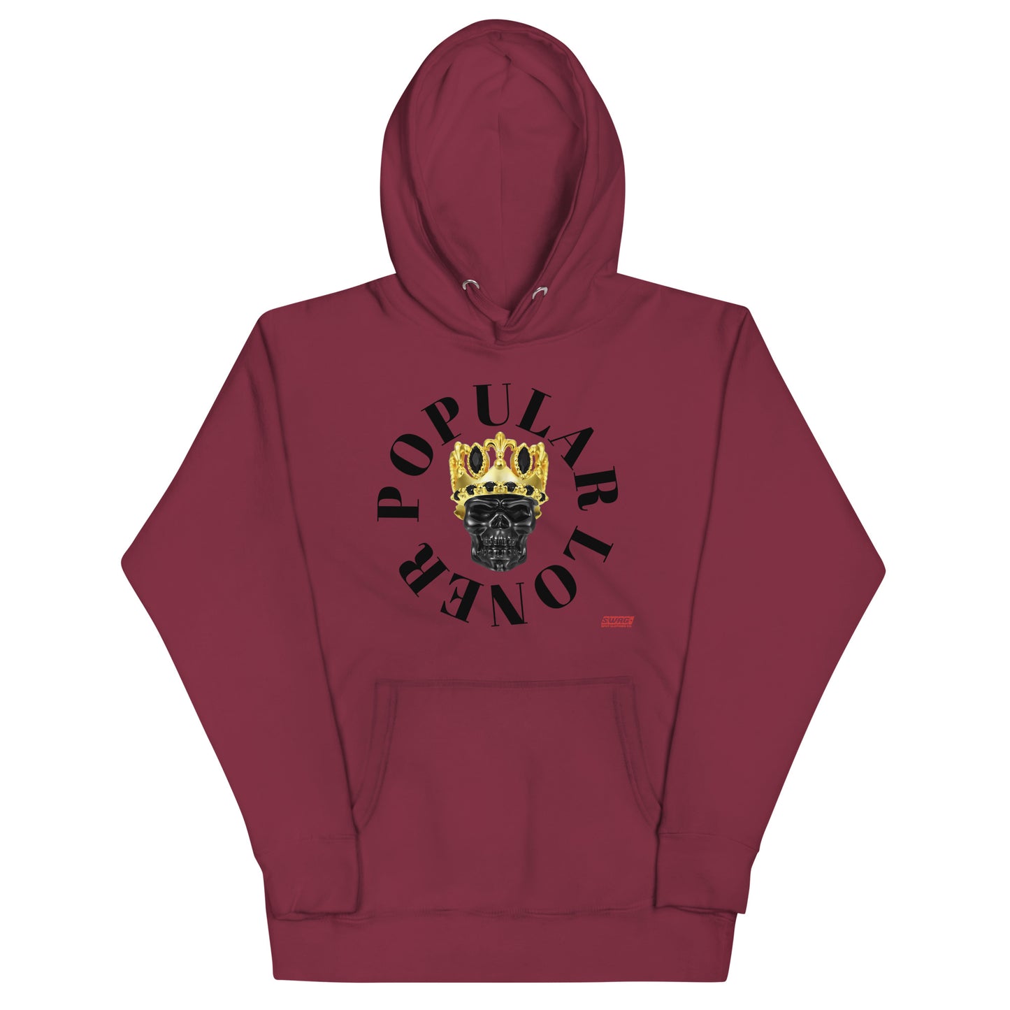 Popular Loner Skull Print Unisex Hoodie - Swag Spot Clothing Co