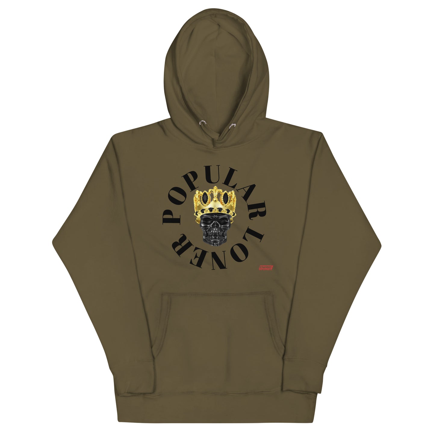 Popular Loner Skull Print Unisex Hoodie - Swag Spot Clothing Co