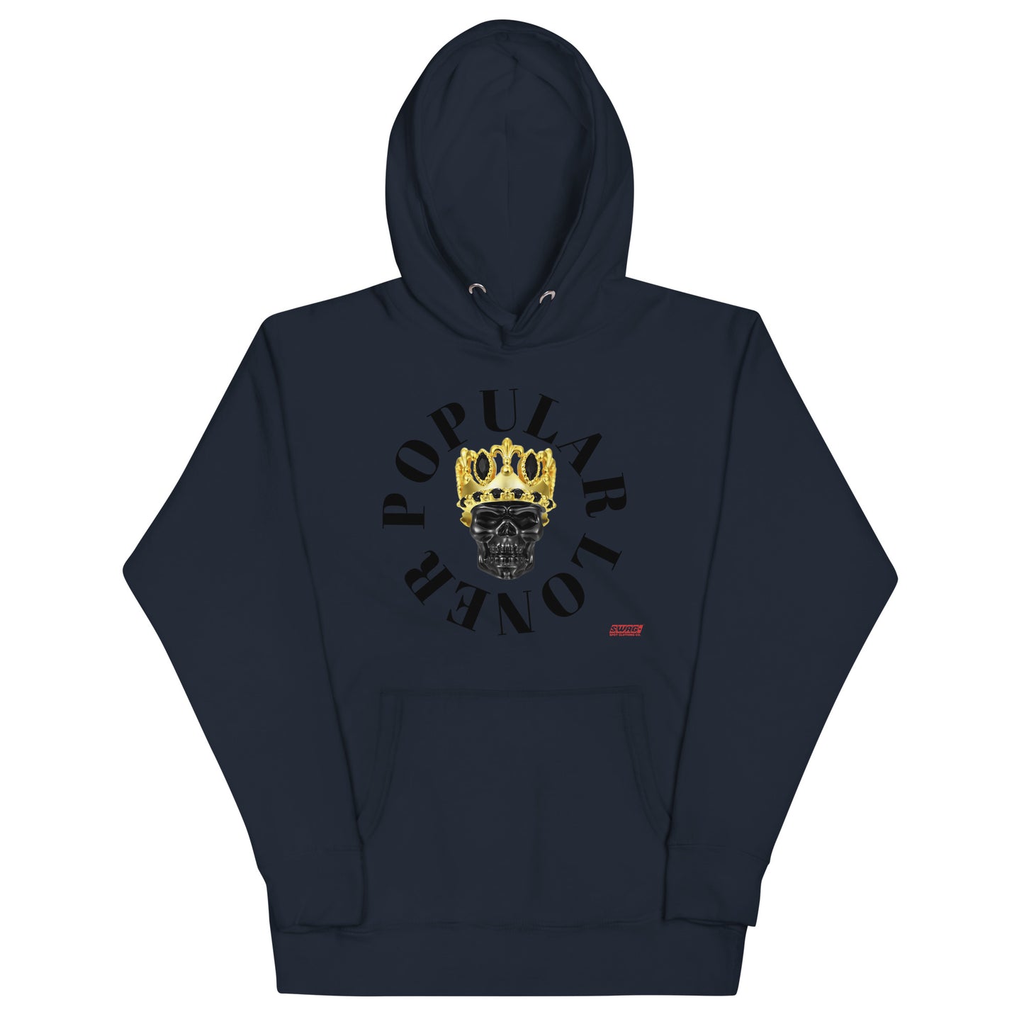 Popular Loner Skull Print Unisex Hoodie - Swag Spot Clothing Co