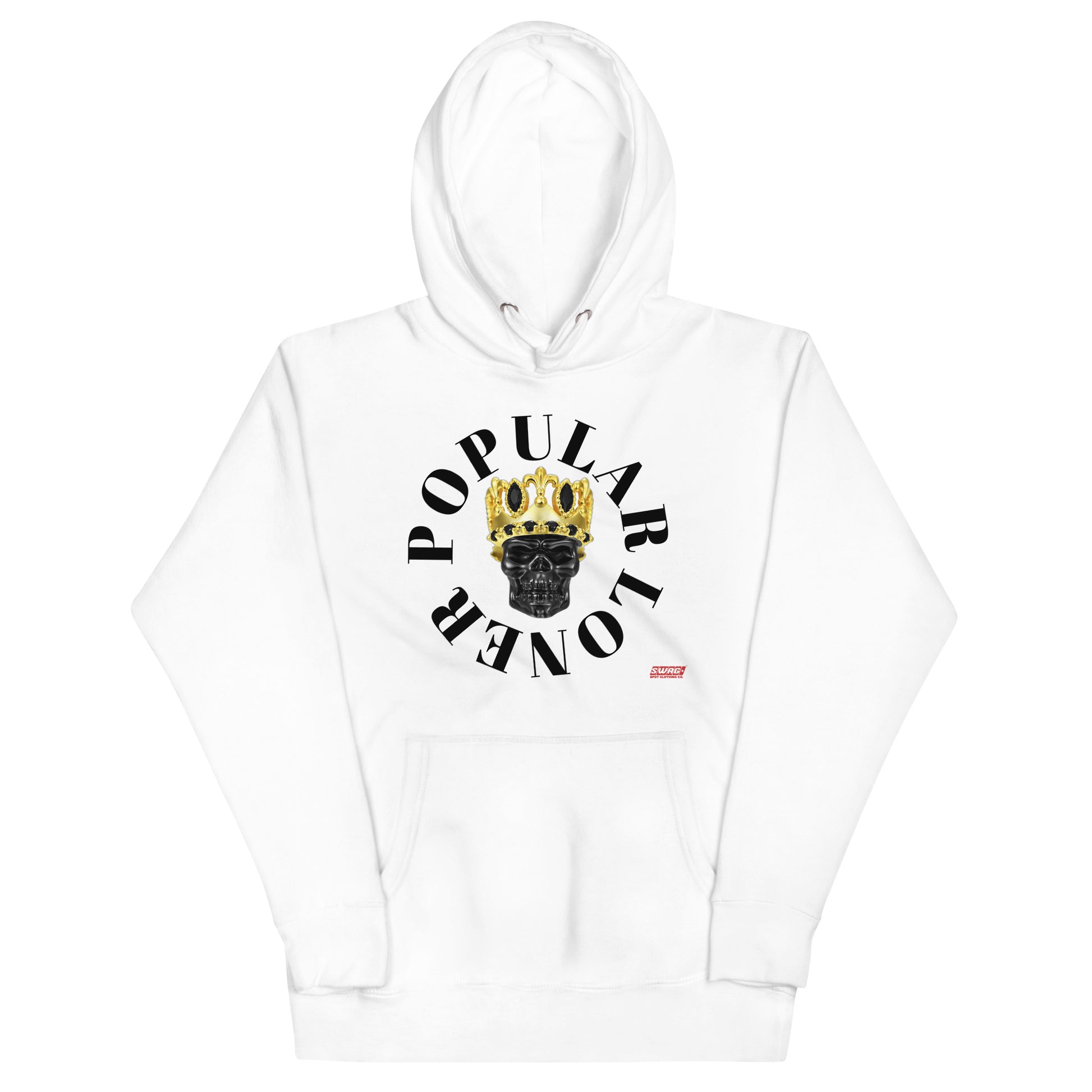 Popular Loner Skull Print Unisex Hoodie - Swag Spot Clothing Co