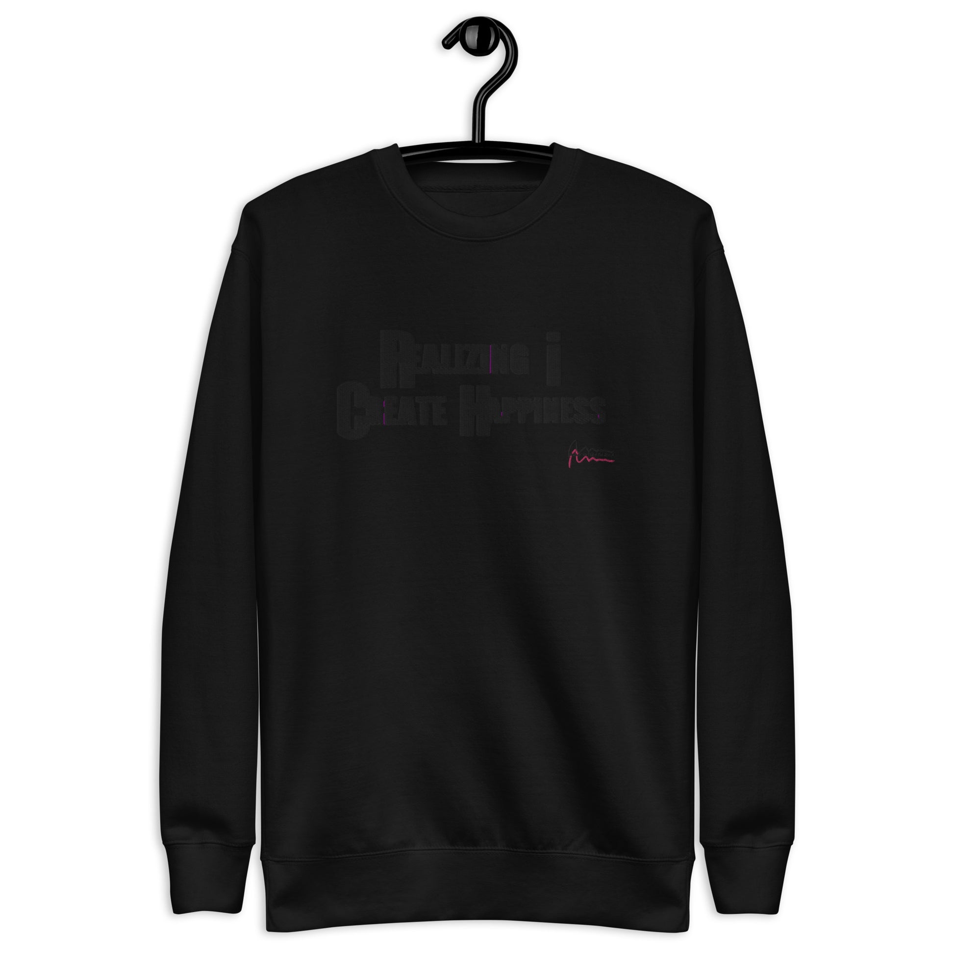 R.I.C.H Embroidered Unisex Premium Sweatshirt - Swag Spot Clothing Co