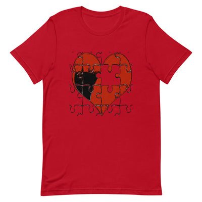 Pieces of me (Red) Short-Sleeve Unisex T-Shirt - Swag Spot Clothing Co