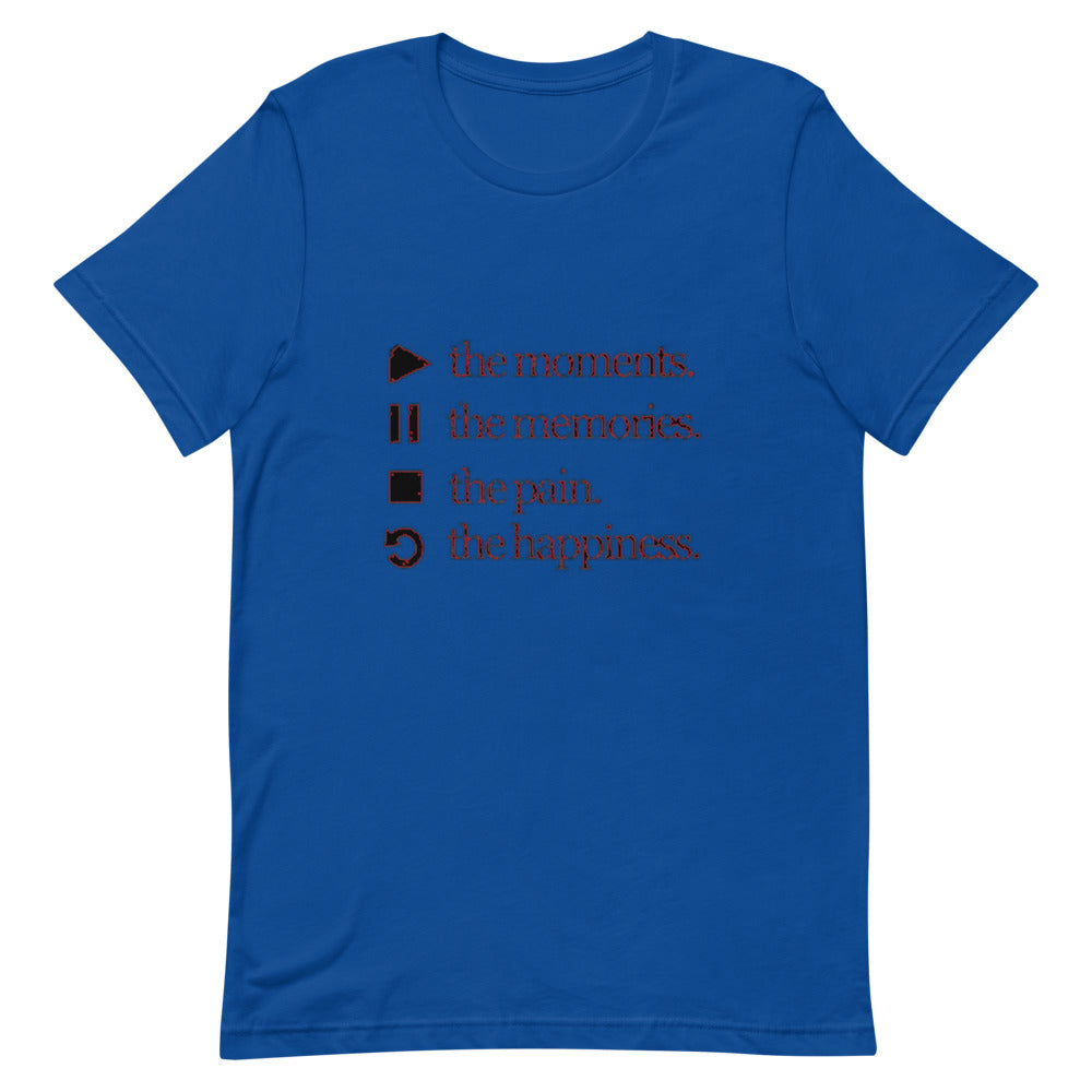 Play The Moments Short-Sleeve Unisex T-Shirt by Wisam - Swag Spot Clothing Co