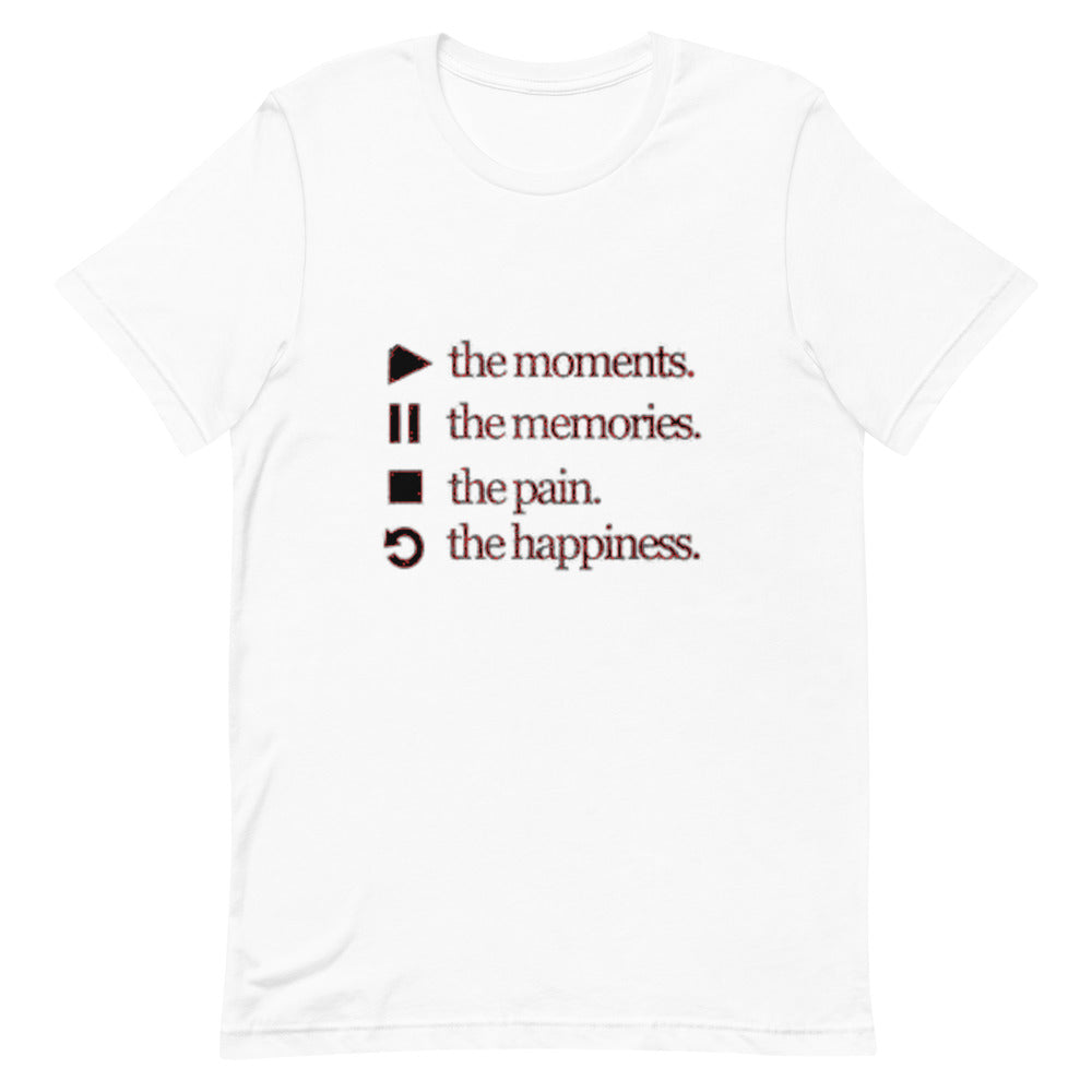 Play The Moments Short-Sleeve Unisex T-Shirt by Wisam - Swag Spot Clothing Co