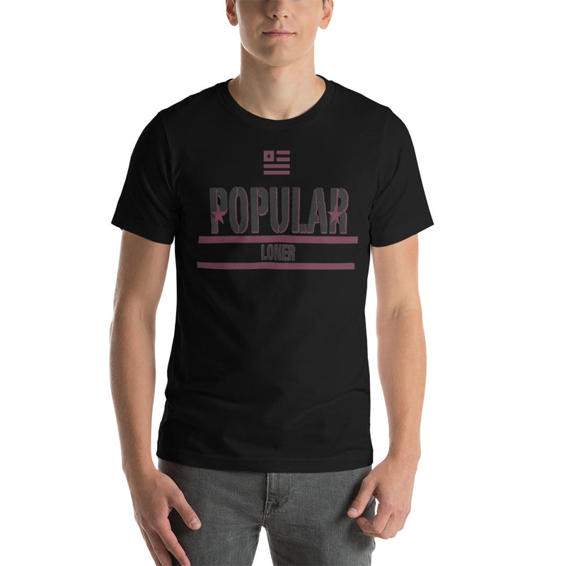 Popular Loner Black Logo Unisex t-shirt - Swag Spot Clothing Co