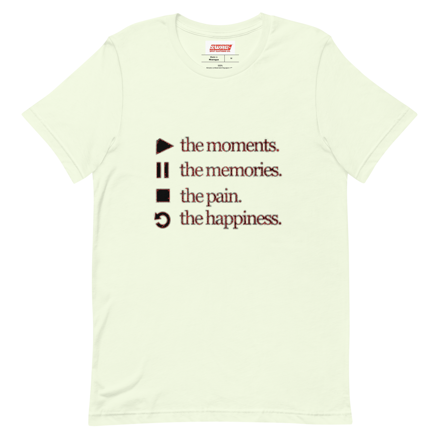 Play The Moments Short-Sleeve Unisex T-Shirt by Wisam - Swag Spot Clothing Co