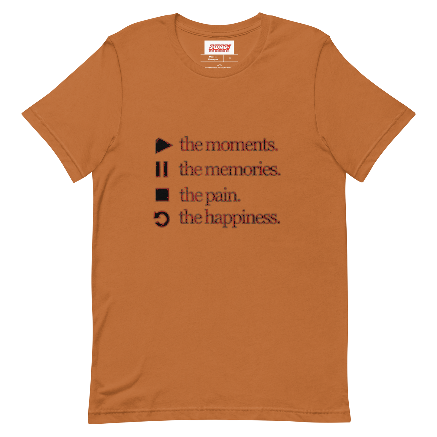 Play The Moments Short-Sleeve Unisex T-Shirt by Wisam - Swag Spot Clothing Co