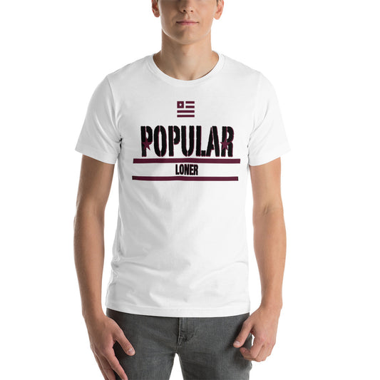 Popular Loner Black Logo Unisex t-shirt - Swag Spot Clothing Co