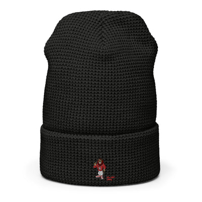 Swag Lion Embroidered Waffle beanie - Swag Spot Clothing Co