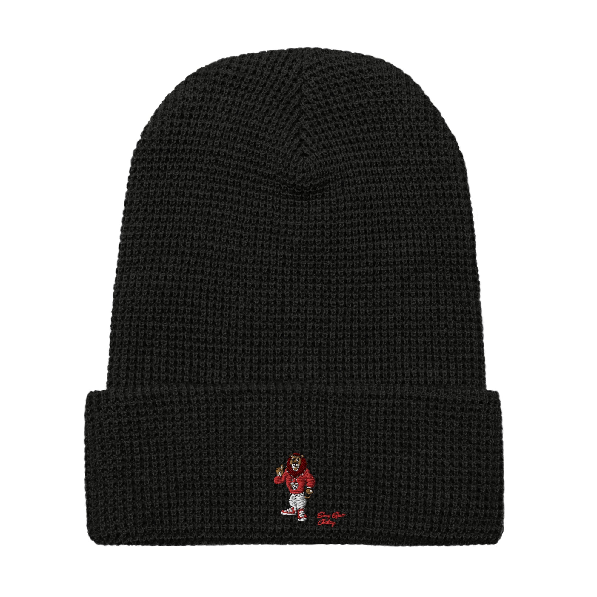 Swag Lion Embroidered Waffle beanie
