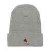 Swag Lion Embroidered Waffle beanie - Swag Spot Clothing Co