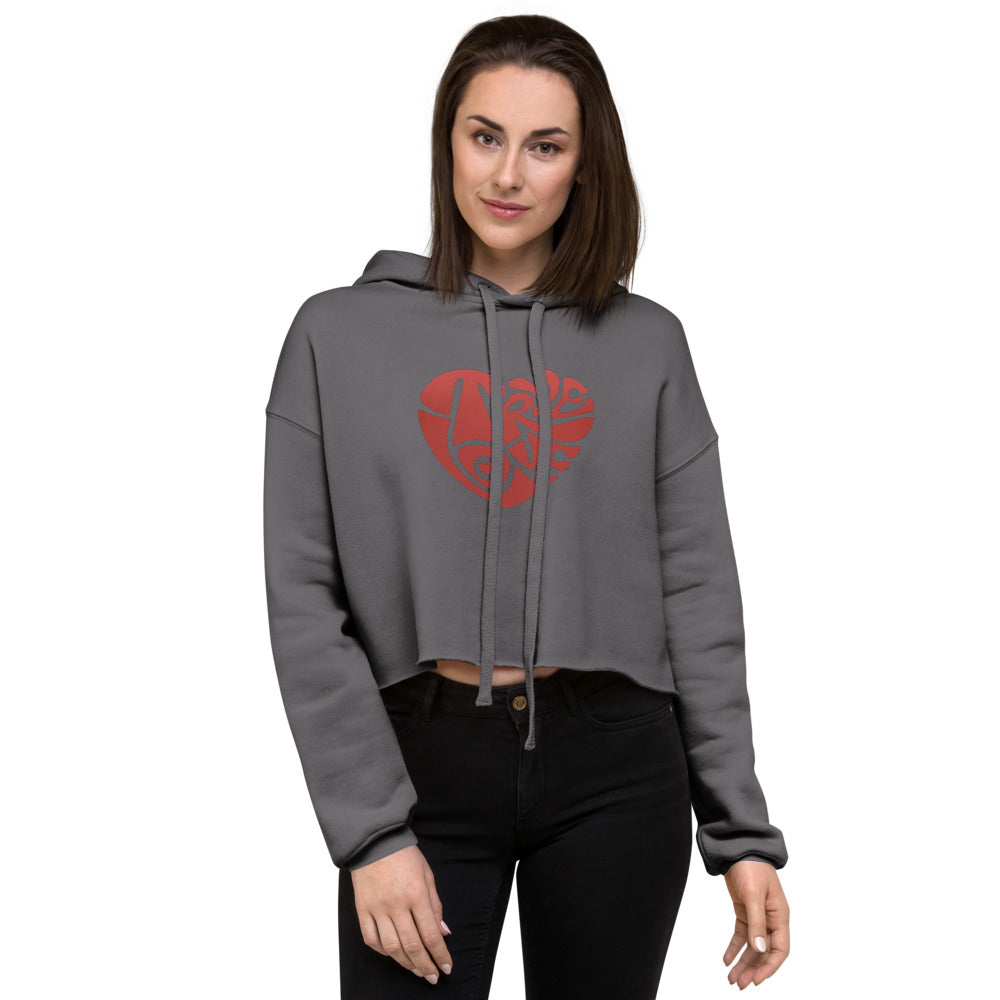 True Love by Wisam Women’s Crop Hoodie - Swag Spot Clothing Co